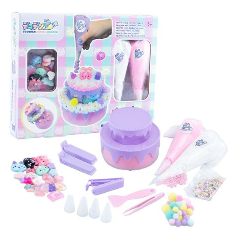 Decoden, tort z kremową masą 3D do dekoracji, pierścionki, zestaw kreatywny