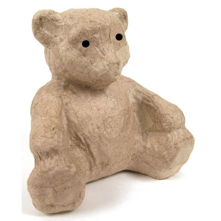 Decopatch, figurka do samodzielnego ozdabiania, Miś siedzący, mały