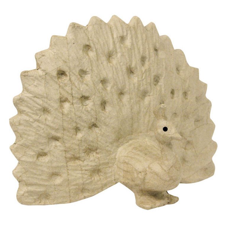 Decopatch, figurka do samodzielnego ozdabiania, Paw, średnia