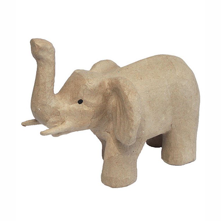 Decopatch, figurka do samodzielnego ozdabiania, Słoń wesoły, średni