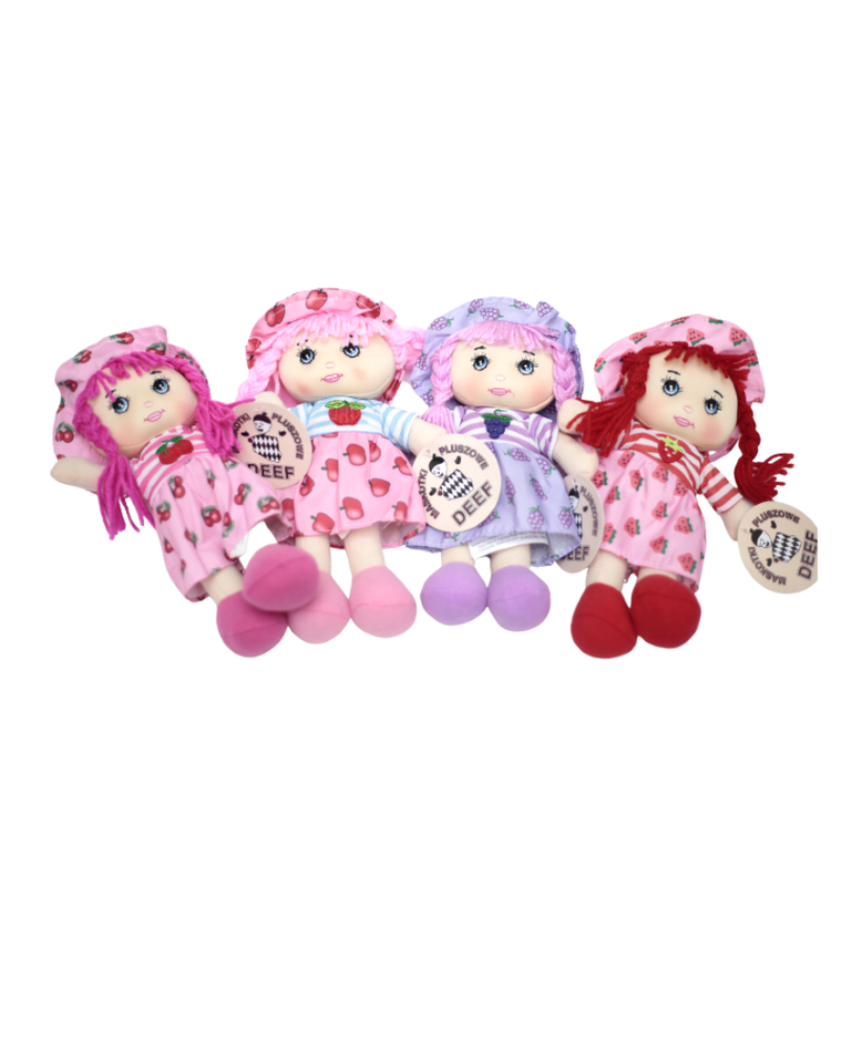 Deef, lalka miękka, owoce, 25 cm