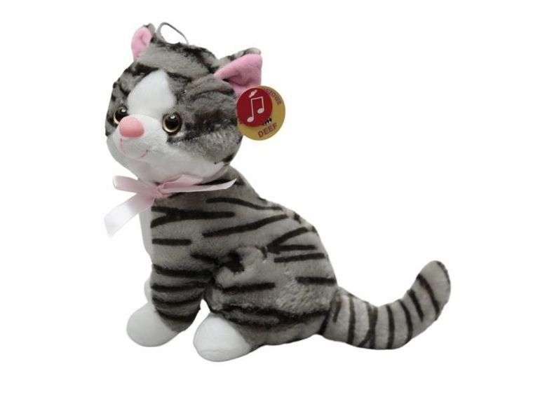 Deef, maskotka, kot pręgowany, duży