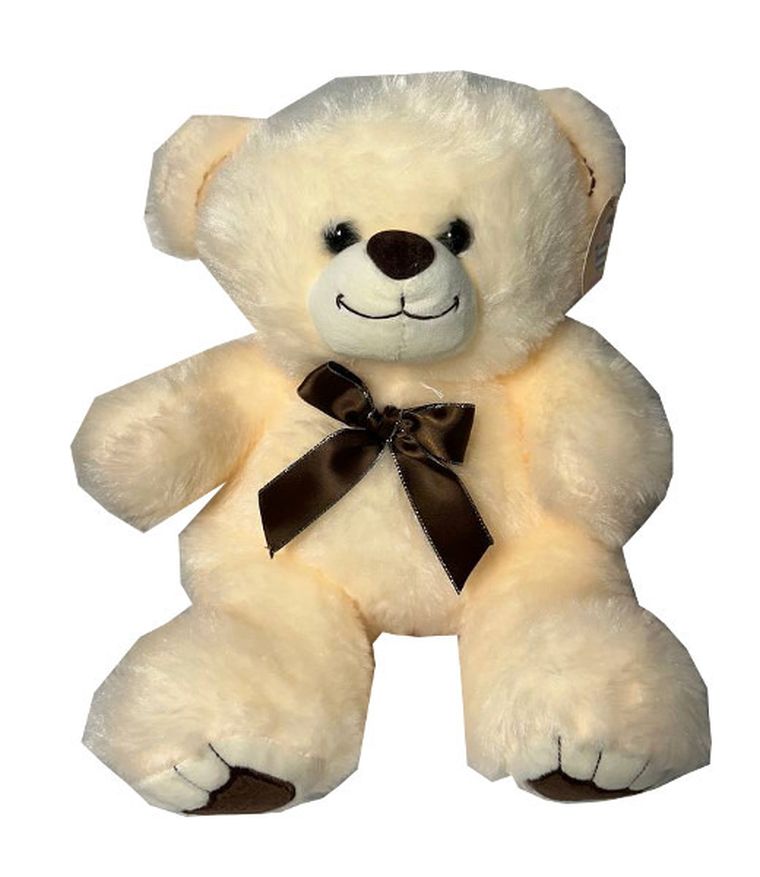 Deef, Miś, maskotka, kremowy, 28 cm