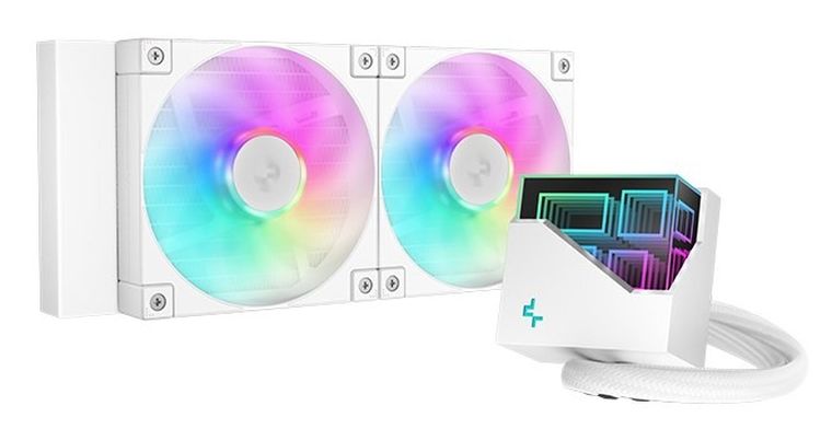 Deepcool, chłodzenie wodne, LT240 WH ARGB