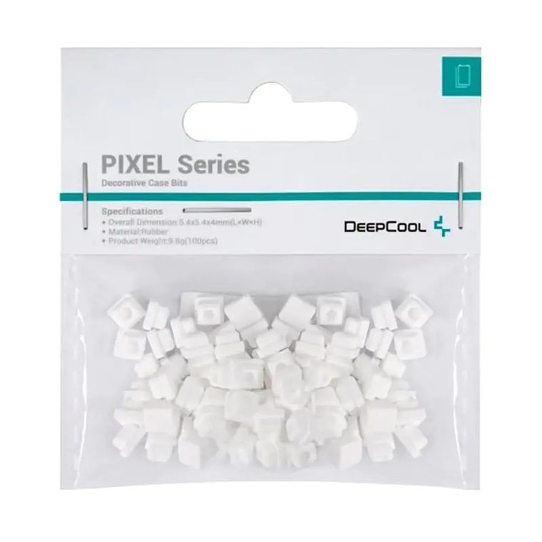 Deepcool, Pixel WH, gumowe końcówki