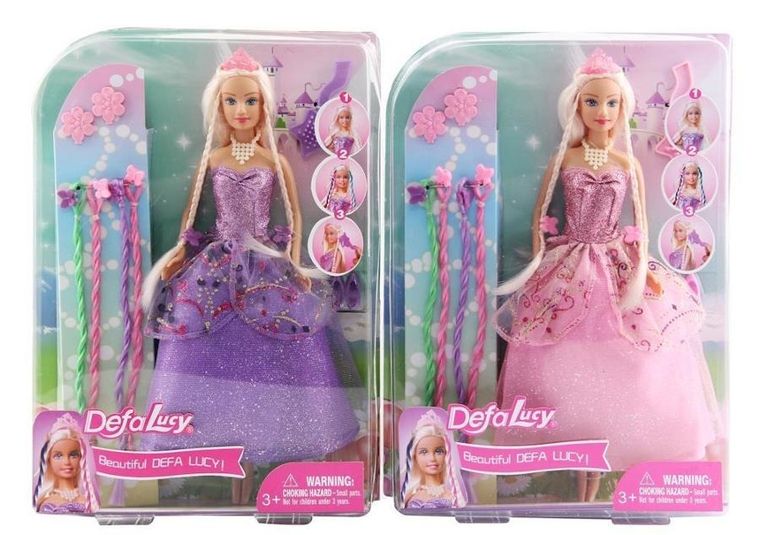 Defa, Lucy, lalka z doczepianymi warkoczami