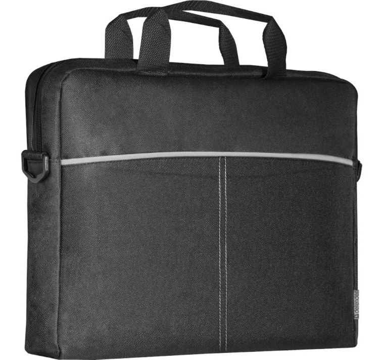 Defender, Lite, torba do laptopa, 15.6", czarno-szara