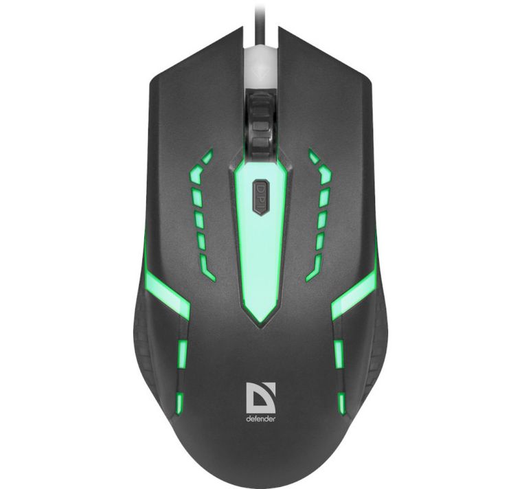 Defender, mysz optyczna, Hit Mb-601 Optic LED, 1200dpi, 4p