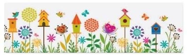 Dekor-Art-Serwis, taśma na okno z klejem, Łąka, 2m