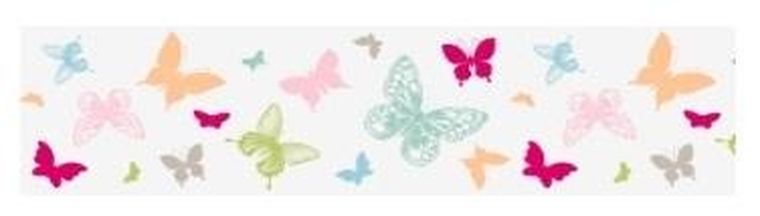 Dekor-Art-Serwis, taśma na okno z klejem, Motyle, 2m