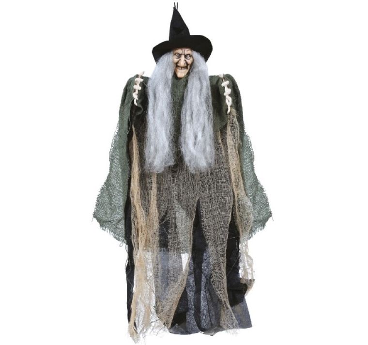 Dekoracja wisząca, Halloween, Czarownica, 50 cm
