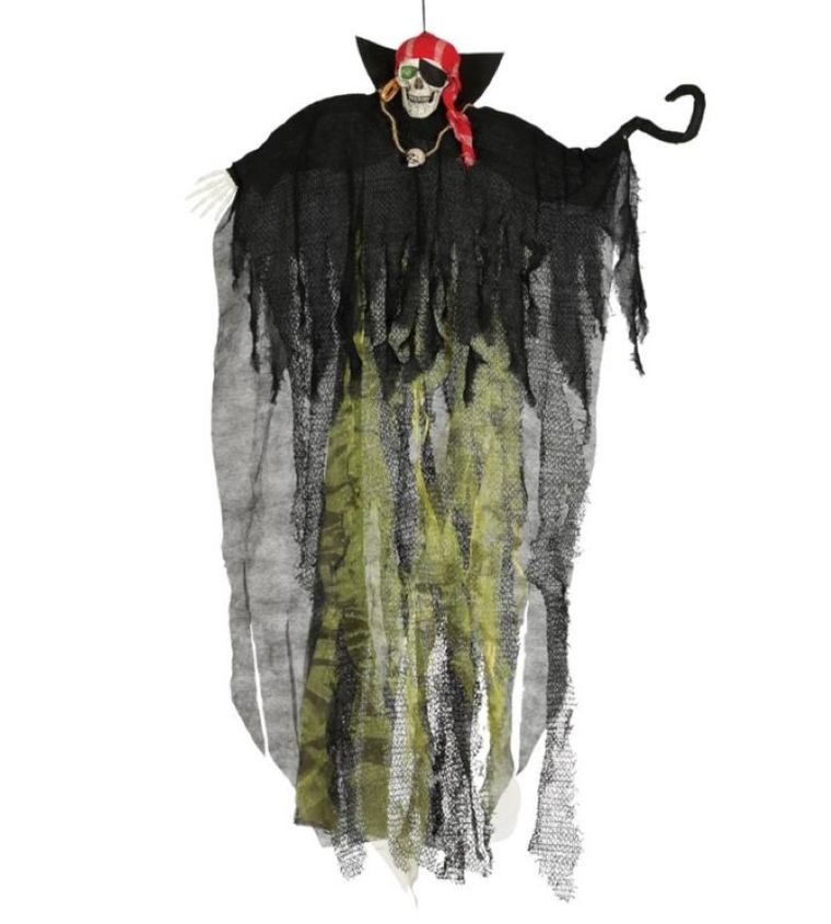 Dekoracja wisząca, kościotrup, 150 cm