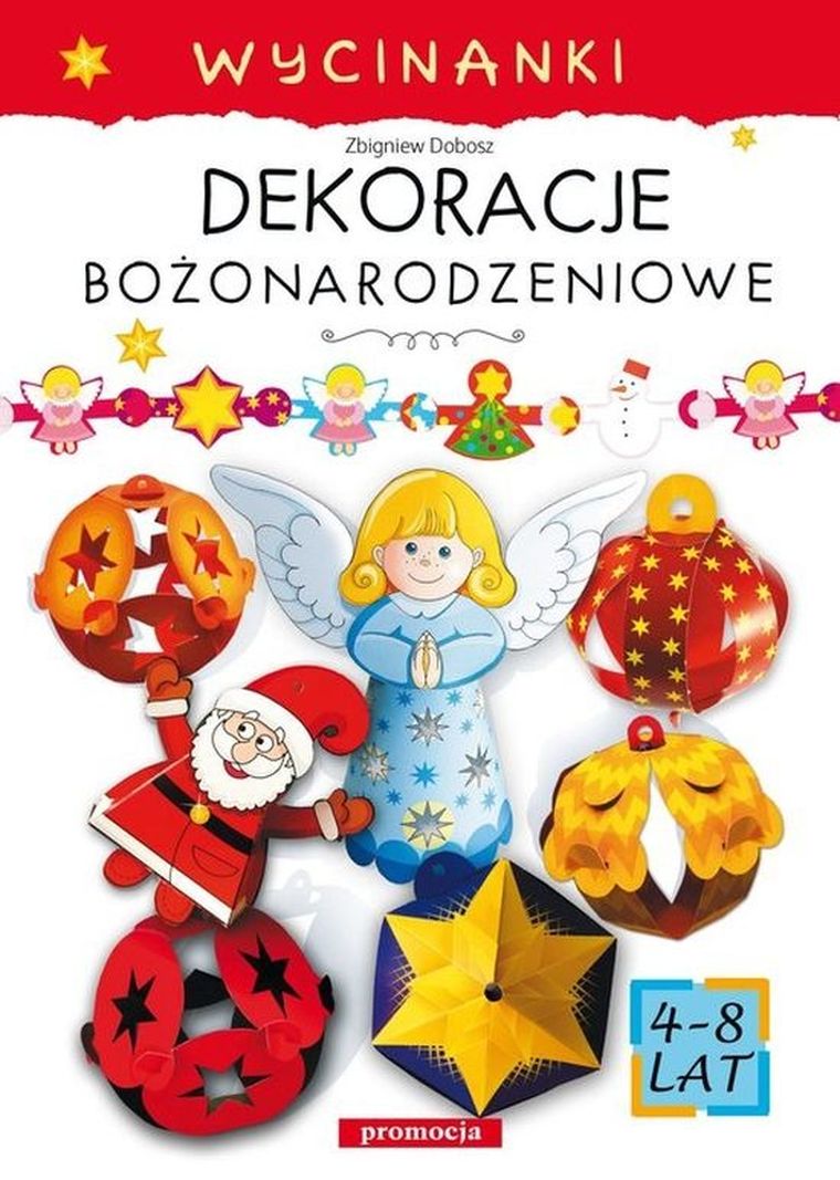 Dekoracje bożonarodzeniowe. Wycinanki