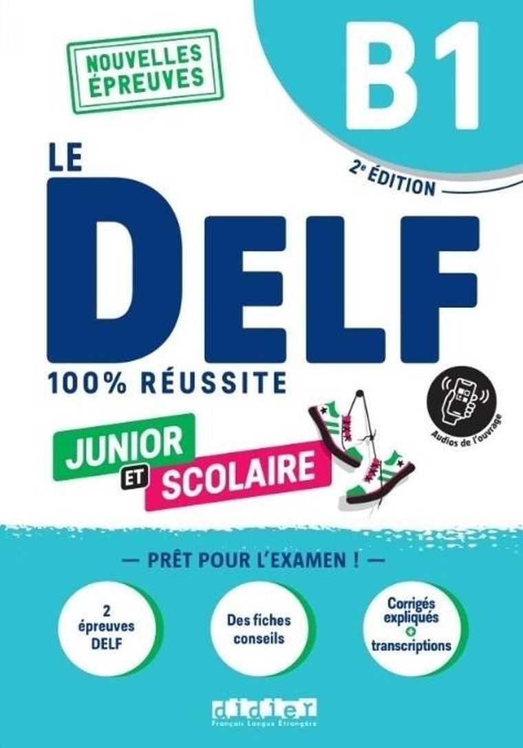 DELF 100% reussite B1 junior + online 2023