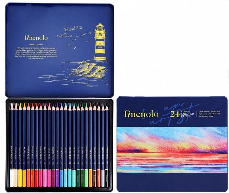 Deli, Finenolo, kredki ołówkowe, 24 kolory