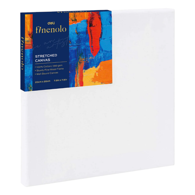 Deli, Finenolo, podobrazie malarskie, bawełniane, 20-20 cm