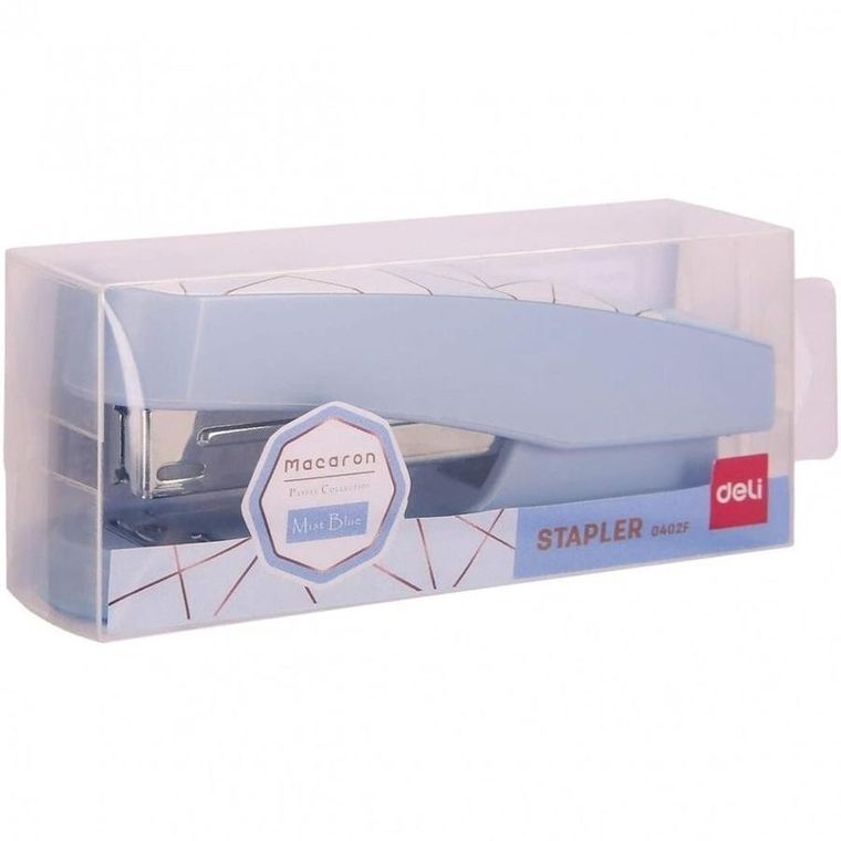 Deli, zszywacz 24/6, 26/6, 25 kartek, niebieski