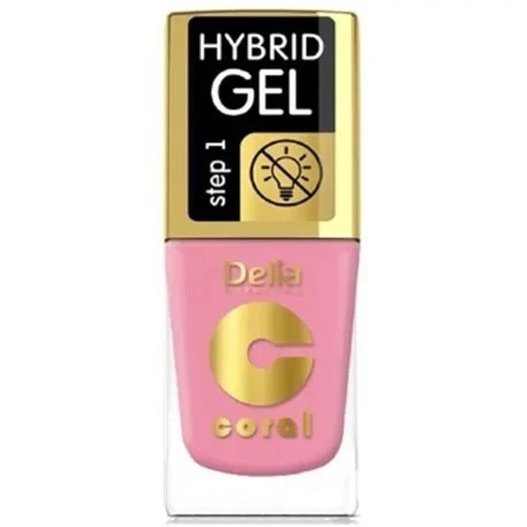 Delia, Coral Hybrid Gel, lakier hybrydowy do paznokci, 101 sweet candy, 11 ml