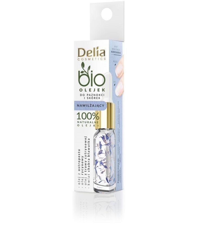 Delia Cosmetics, Bio olejek do paznokci i skórek, nawilżający, 10 ml