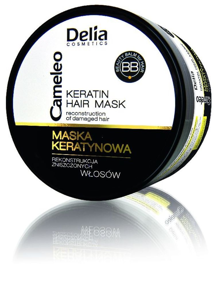 Delia Cosmetics, Cameleo, maska keratynowa do włosów zniszczonych, 200 ml