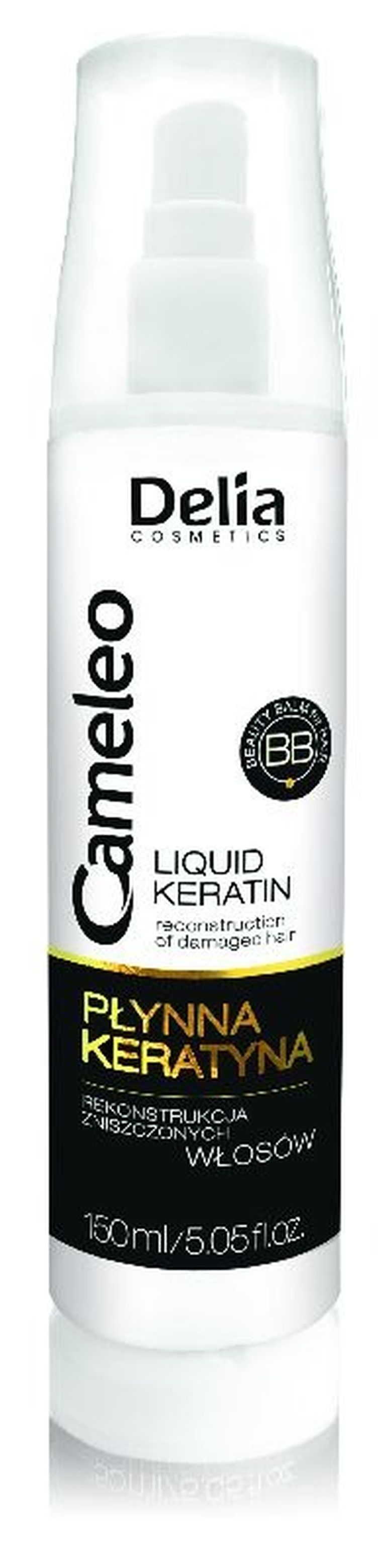 Delia Cosmetics, Cameleo, płynna keratyna do włosów zniszczonych, 150 ml