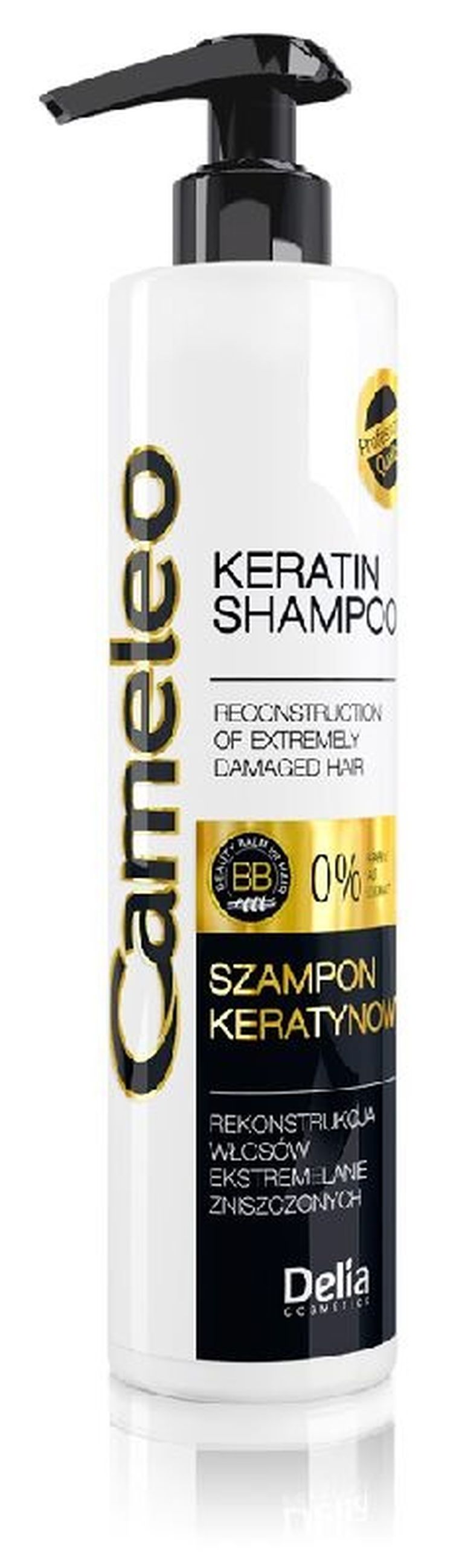 Delia Cosmetics, Cameleo, szampon keratynowy do włosów zniszczonych, 250 ml