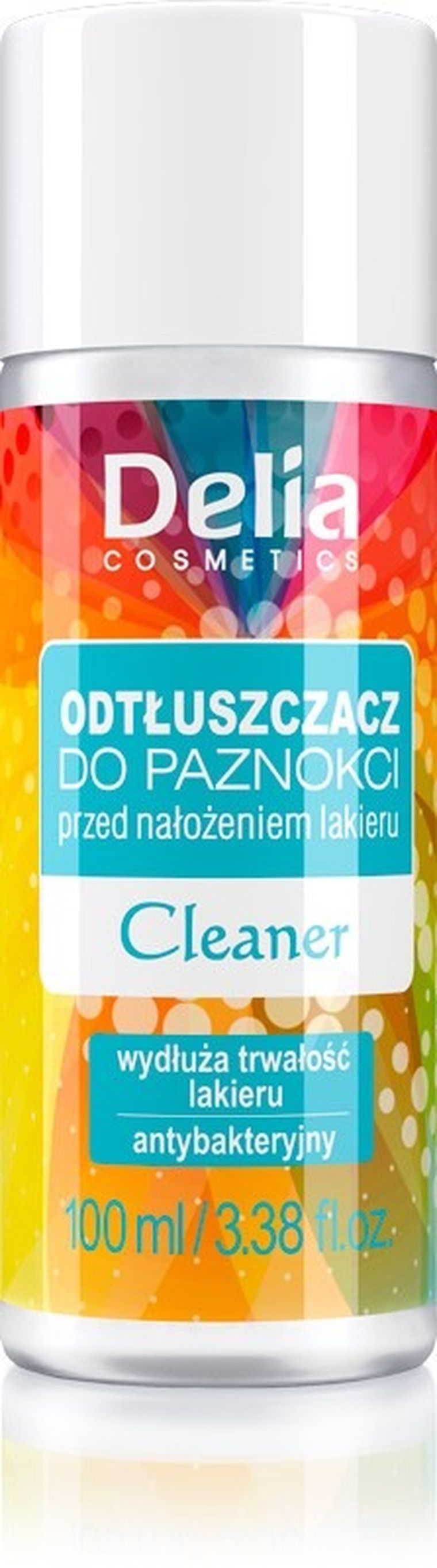 Delia Cosmetics, cleaner, odtłuszczacz do paznokci, 100 ml