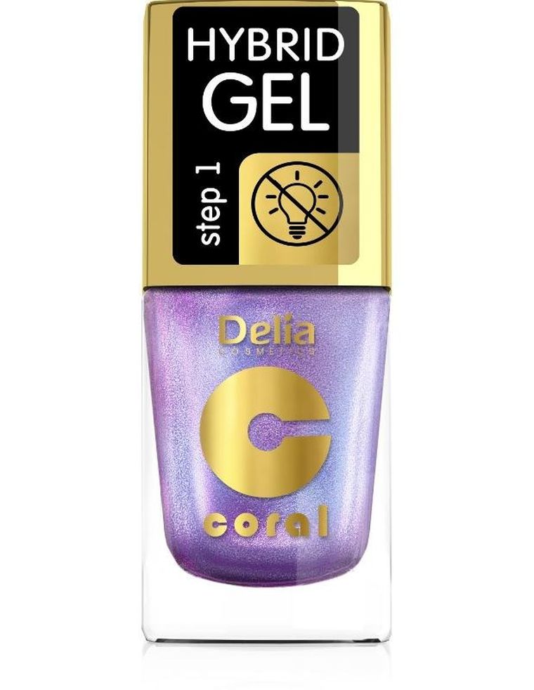 Delia Cosmetics, Coral Hybrid Gel, emalia do paznokci, nr 106, 11 ml