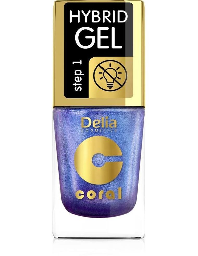 Delia Cosmetics, Coral Hybrid Gel, emalia do paznokci, nr 109, 11 ml