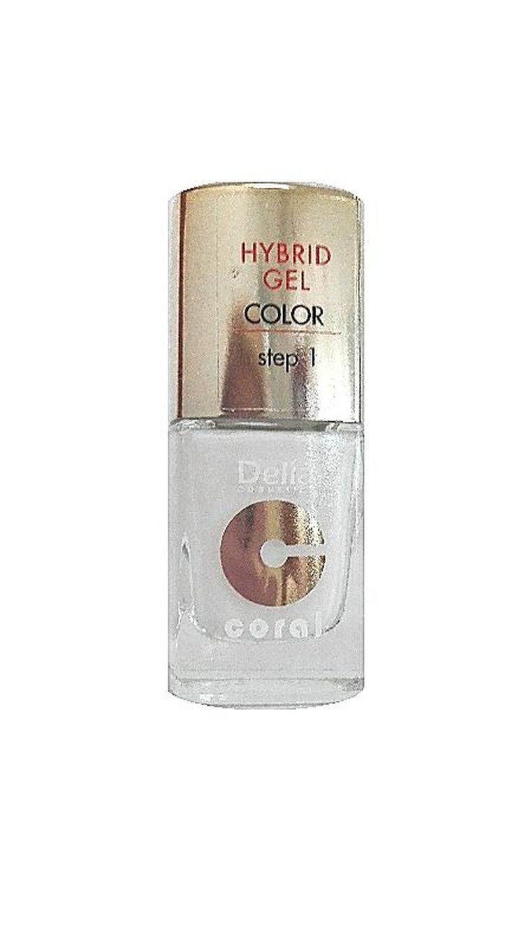 Delia Cosmetics, Coral Hybrid Gel, emalia do paznokci nr 25, 11 ml