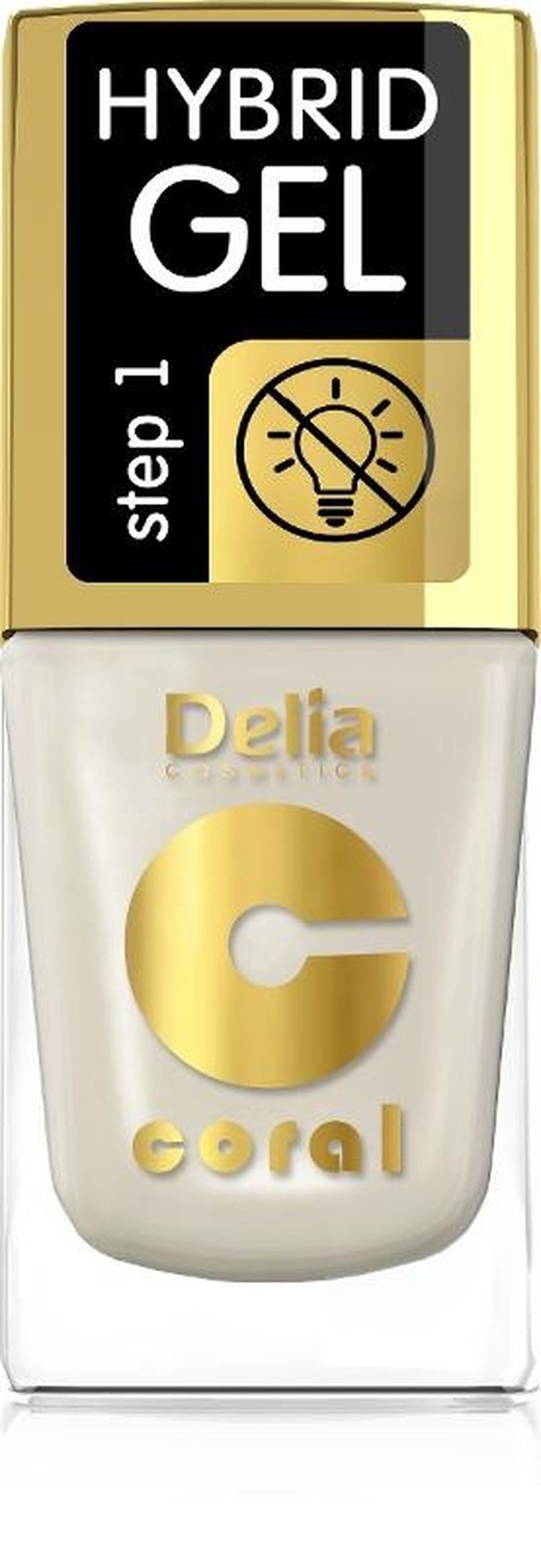 Delia Cosmetics, Coral Hybrid Gel, emalia do paznokci, nr 65, 11 ml