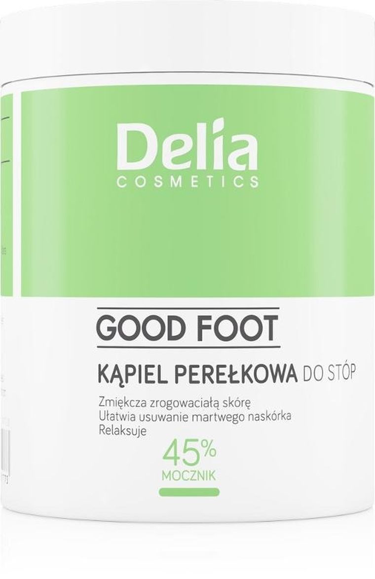 Delia Cosmetics, Good Foot, kąpiel perełkowa do stóp, 45% mocznik, 250g