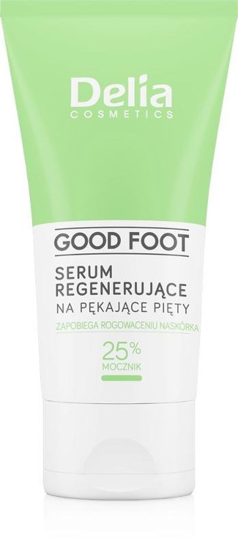 Delia Cosmetics, Good Foot, serum regenerujące na pękające pięty, 25% mocznik, 60 ml