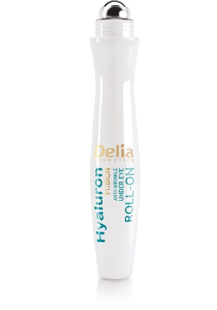 Delia Cosmetics, Hyaluron Fusion 50+ Roll-on liftingujący pod oczy, 15 ml