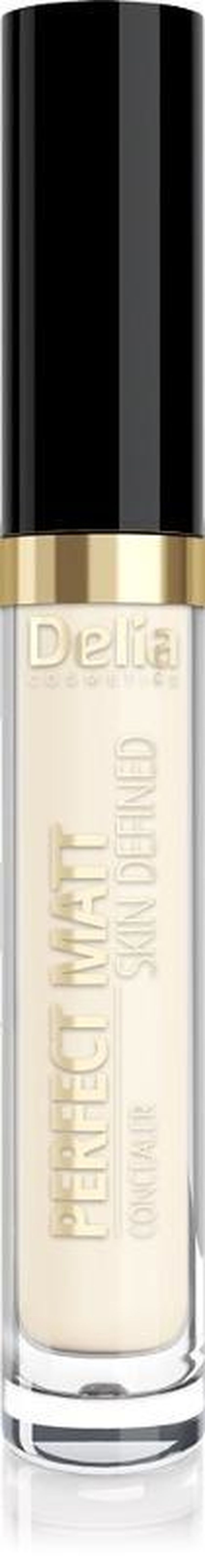 Delia Cosmetics, Perfect Matt, Skin Defined, korektor matujący, nr 02 ivory, 3 g