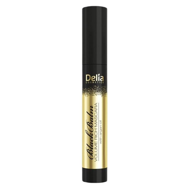 Delia, Volume Rich Black Balm Mascara, tusz do rzęs z balsamem, 14 ml
