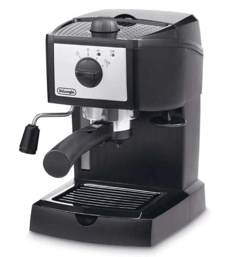 DeLonghi, ekspres ciśnieniowy, kolbowy, EC 153.B, 1100W, czarny