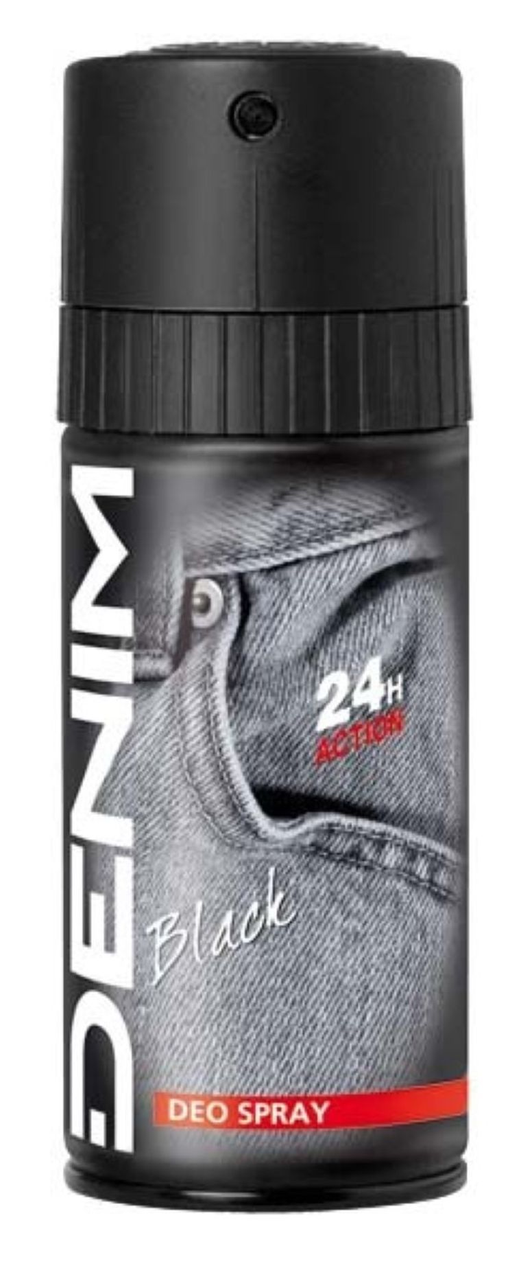 Denim, Black, dezodorant w sprayu, 150 ml