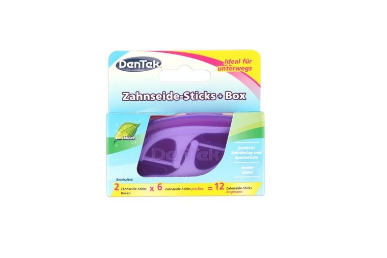 DenTek, niciowykałaczki On-The-Go w etui podróżnym, 12 szt.