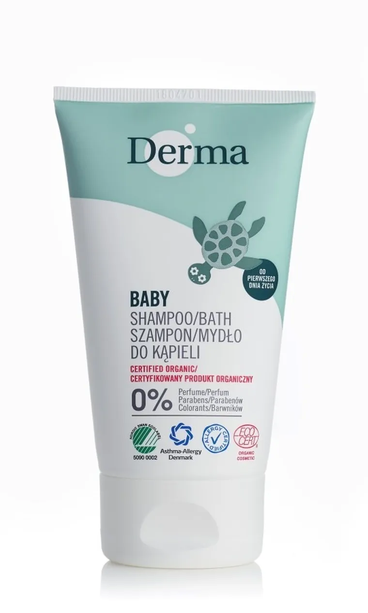 Derma, Eco Baby, żel do mycia ciała i włosów, 150 ml