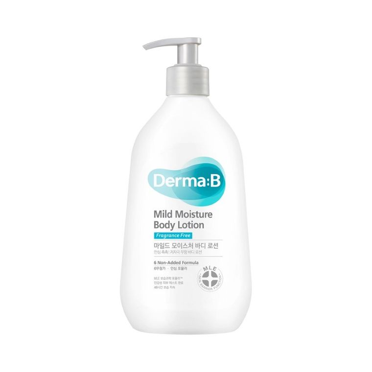 Derma:B, Mild Moisture, delikatny balsam nawilżający do skóry wrażliwej, 400 ml