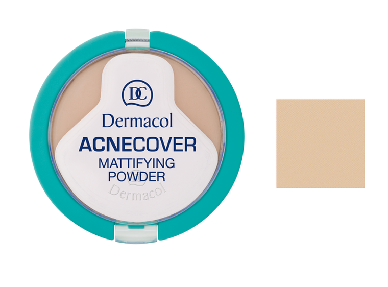 Dermacol, Acnecover Mattifying Powder, puder matujący w kompakcie, 04 Honey, 11g
