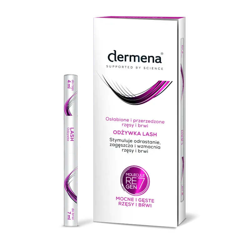 Dermena, Lash Care, odżywka stymulująca odrastanie do rzęs i brwi, 10 ml