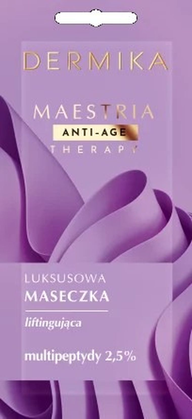 Dermika, Maestria Anti-Age Therapy, luksusowa maseczka liftingująca, multipeptydy 25%, 7g
