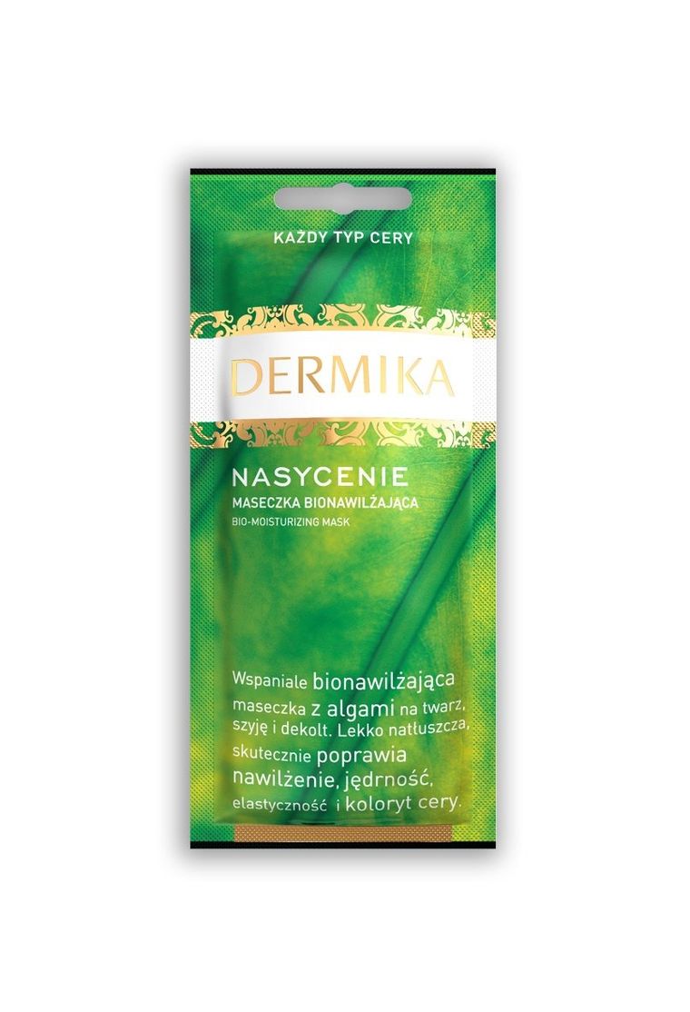 Dermika, Maseczki Piękności, Nasycenie, maseczka bionawilżająca, 10 ml