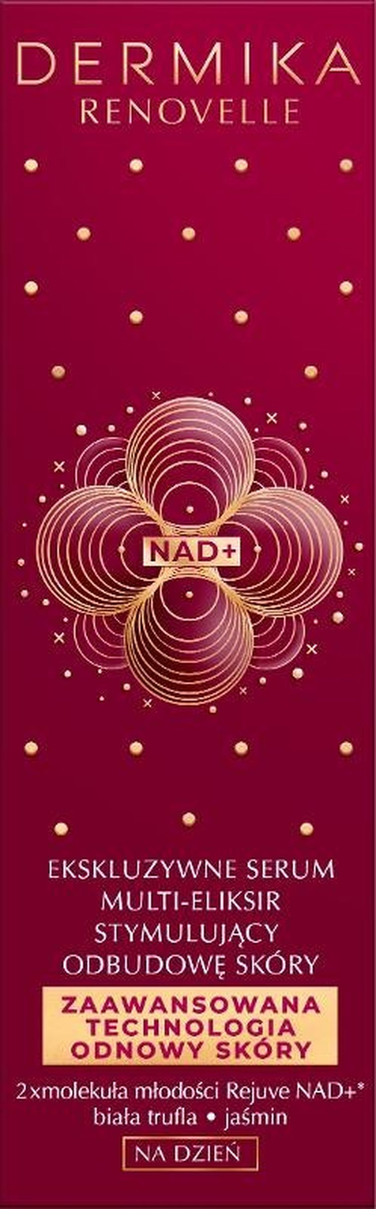 Dermika, Renovelle, ekskluzywne serum, multi eliksir stymulujący odbudowę skóry na dzień, 30 ml