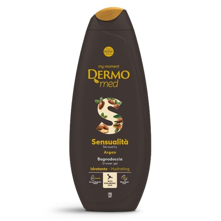 Dermomed, żel do mycia ciała, sensualita argan, 750 ml