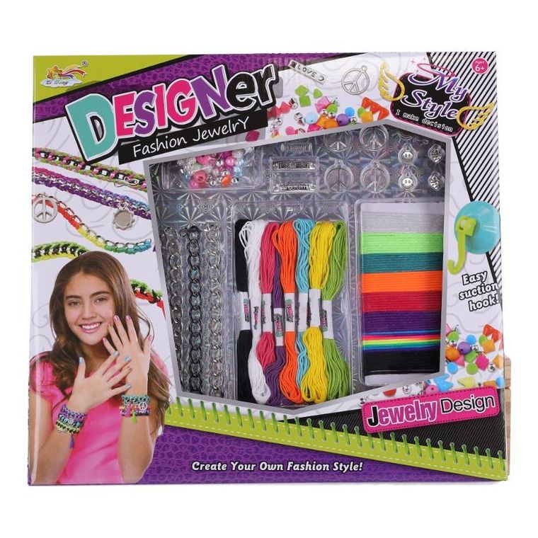 Designer Fashion Jewelery, zestaw do wyplatania biżuterii
