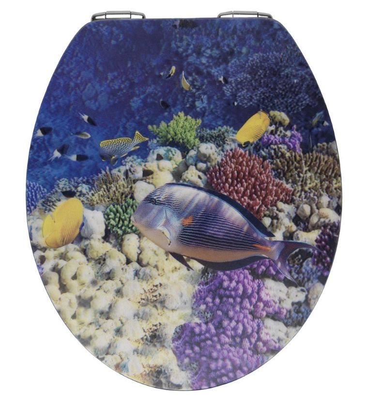 Deska sedesowa, fish, mdf