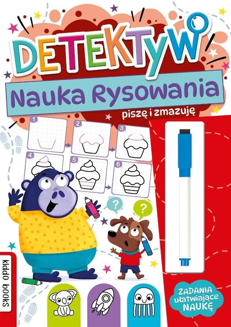 Detektyw. Nauka rysowania. Piszę i zmazuję